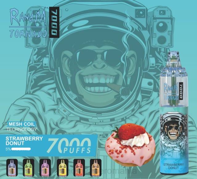 RandM Tornado Sale - RandM Tornado 7000 dispozitiv de vape pentru controlul fluxului de aer 1buc HXFL167 gogoasa de capsuni