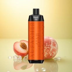 Al Fakher Crown Bar 8000 Crystal Piersică Gheață cu 5mg Nicotină și 600mAh