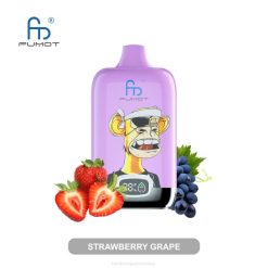 Best RandM Flavor - Fumot Original RandM Digital Box baterie 12000 și dispozitiv de vape cu afișaj lichid HXFL15 struguri de căpșuni
