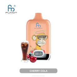 RandM Disposable Vape - Fumot Original RandM Digital Box baterie 12000 și dispozitiv de vape cu afișaj lichid HXFL16 cola cu cireșe
