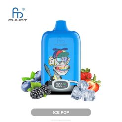 RandM Tornado Flavors - Fumot Original RandM Digital Box baterie 12000 și dispozitiv de vape cu afișaj lichid HXFL10 înghețată pe băț